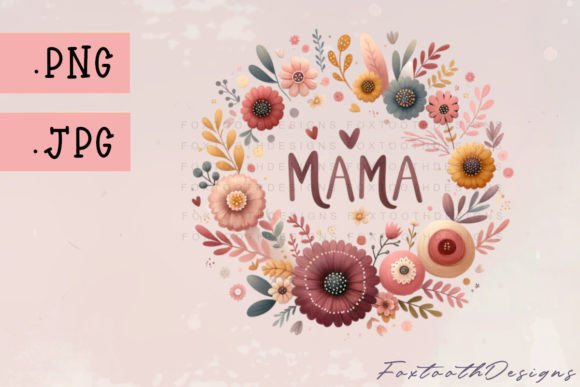 Download Boho Mama with Flower Wreath PNG JPG - Flower wreath png Collection