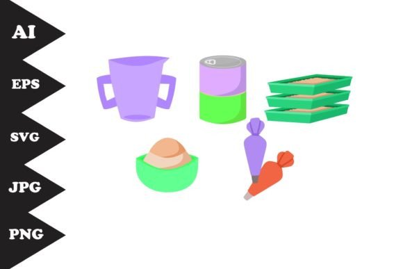 Download Cooking Food Illustration Set Creative - Food illustration set Collection