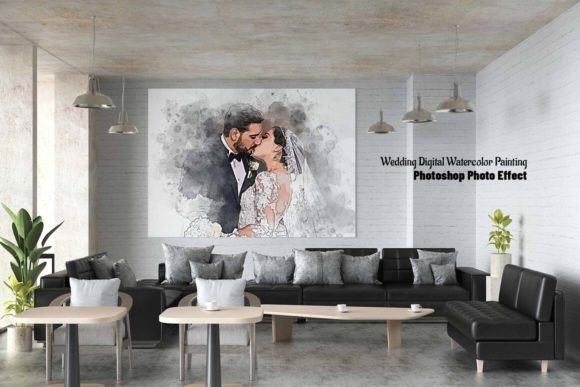 Download Wedding Digital Watercolor Painting - Painting Collection