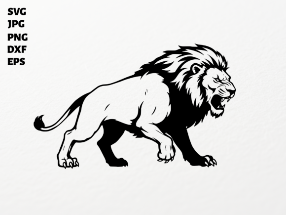 Download Roaring Lion SVG for Cricut Sublimation - Lion svg for cricut Collection
