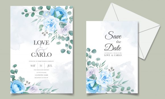 Download Vintage Wedding Invitation Floral Design - Invitation Collection