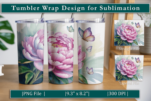 Download Elegant Rose Design Tumbler Wrap - Elegant rose design Collection