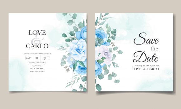 Download Vintage Wedding Invitation Floral Design - Invitation Collection