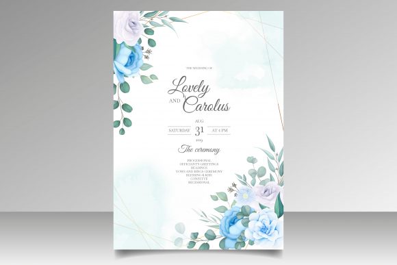 Download Vintage Wedding Invitation Floral Design - Invitation Collection