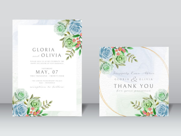 Download Elegant Wedding Invitation Floral Design - Invitation Collection