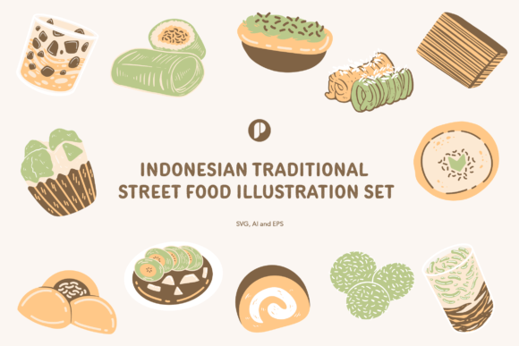 Download Indonesian Traditional Street Food - Premium Bundle