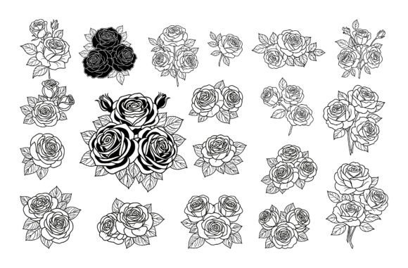 Download Elegant Rose Floral SVG Bundle - Premium Resources