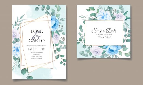 Download Vintage Wedding Invitation Floral Design - Invitation Collection