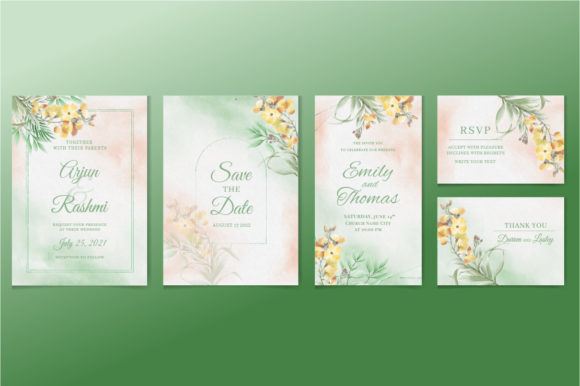 Download Elegant Wedding Invitation Floral Design - Invitation Collection